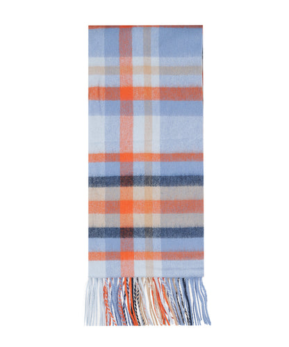 Lammwollschal 190x48 | Blau