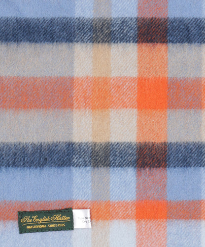 Lammwollschal 190x48 | Blau