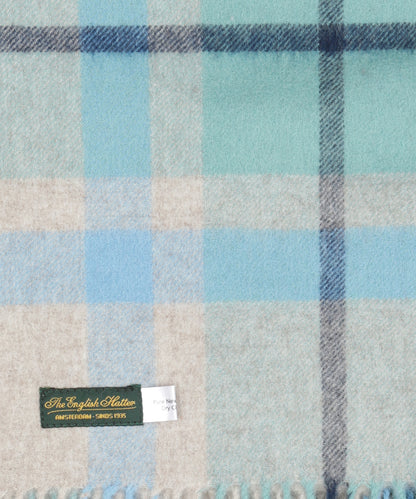Lammwollschal 190x48 | Blau