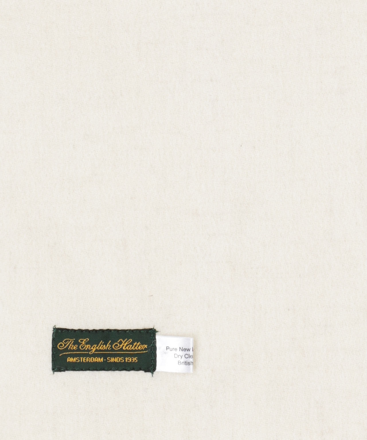 Scarf lambswool 190x48 | Beige