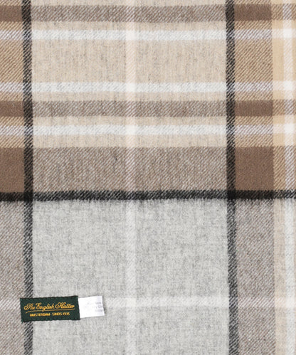Lammwollschal 190 x 48 cm | Braun