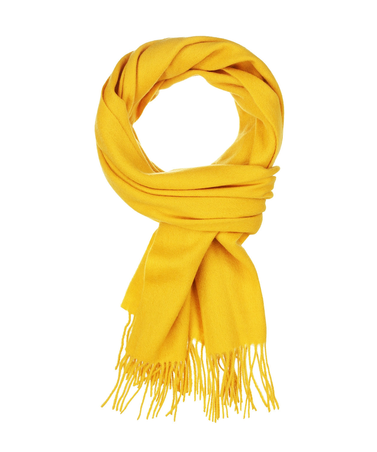 Sjaal Lamswol 48x190 | Yellow
