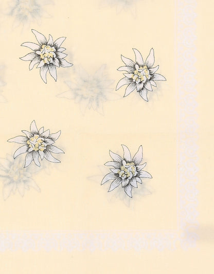 Bauerntaschentuch | Große Blume L. Gelb