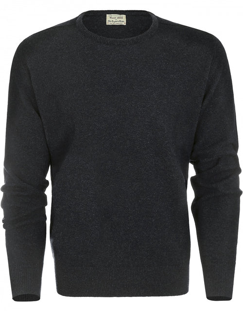 Pullover Lamswol ronde hals | Charcoal