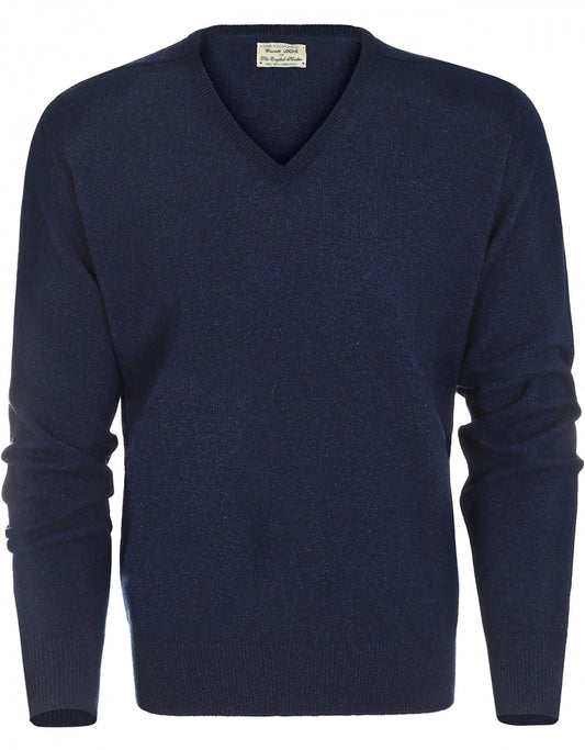 William Lockie V-Ausschnitt-Pullover aus Lammwolle | Astra