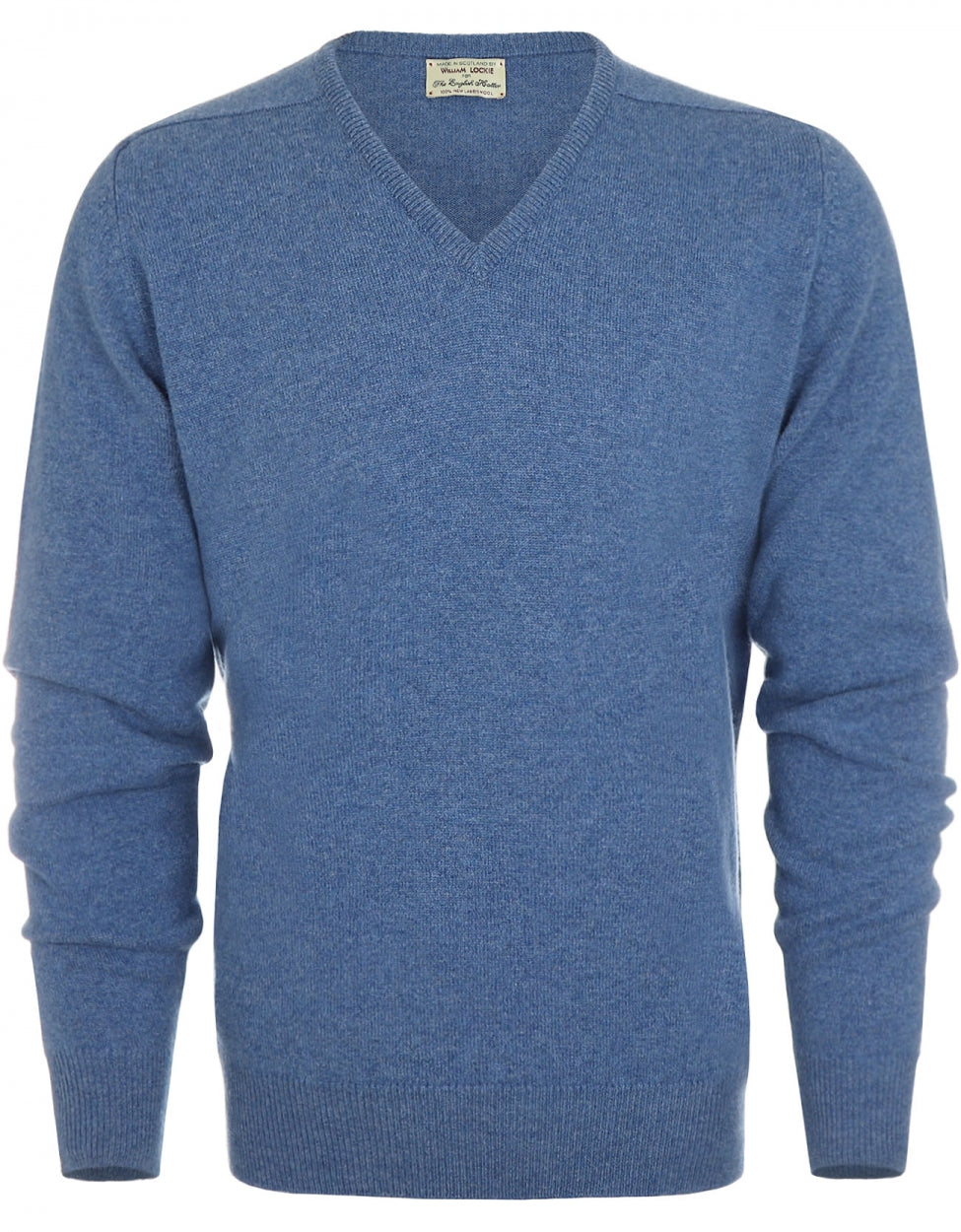 William Lockie V-Ausschnitt-Pullover aus Lammwolle | Jeans