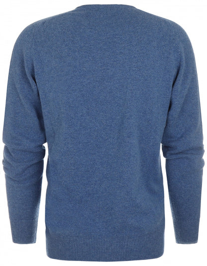 William Lockie V-Ausschnitt-Pullover aus Lammwolle | Jeans