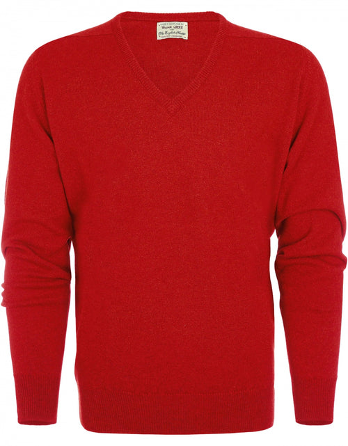 Pullover Lamswol v-hals | Chianti