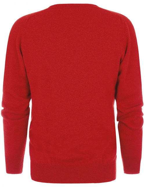Pullover Lamswol v-hals | Chianti