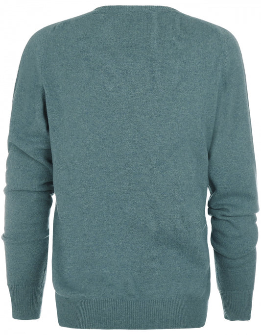 William Lockie V-Ausschnitt-Pullover aus Lammwolle | Caspian