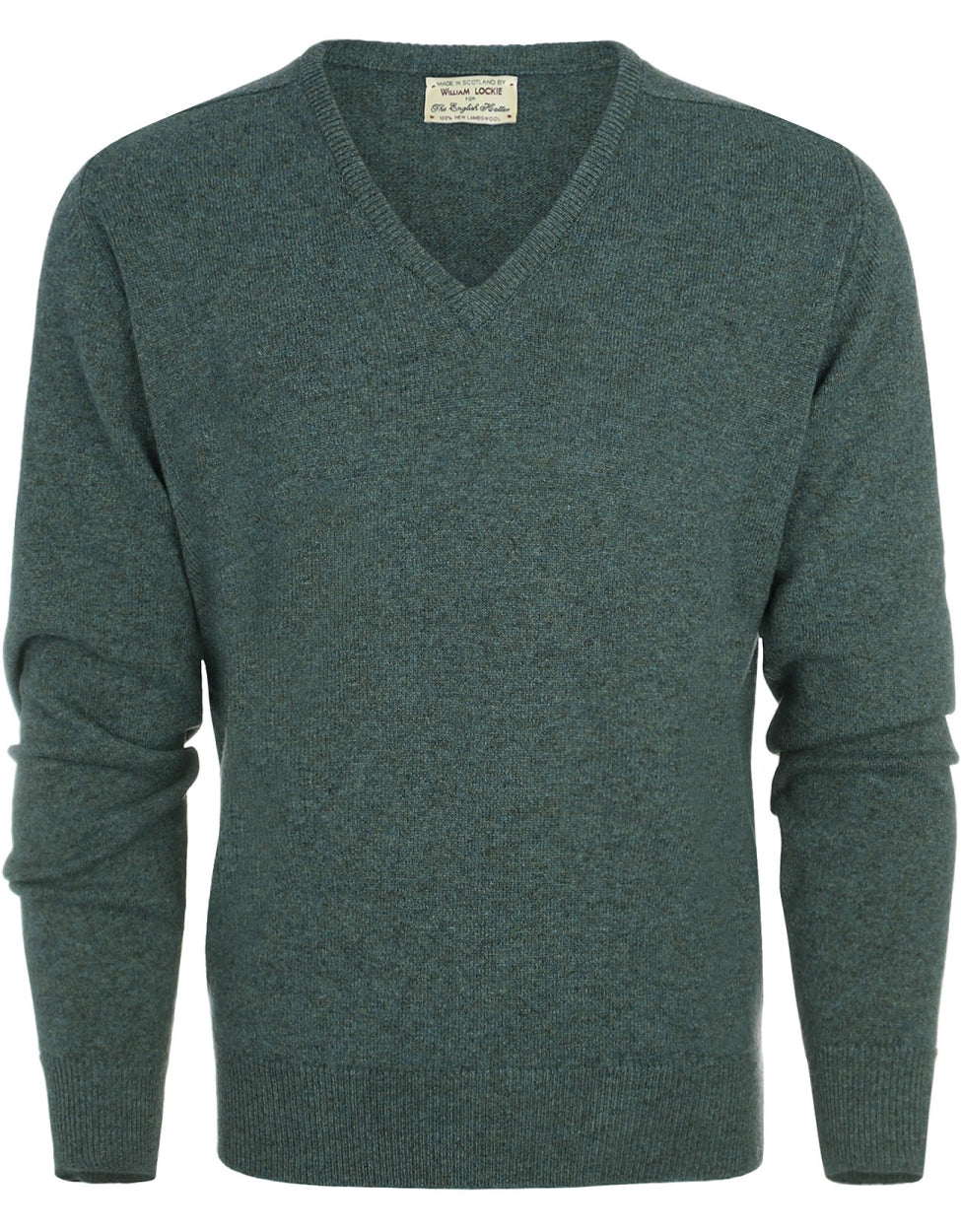 William Lockie V-Ausschnitt-Pullover aus Lammwolle | Moorland