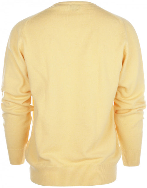 Pullover Lamswol v-hals | Morning Sun