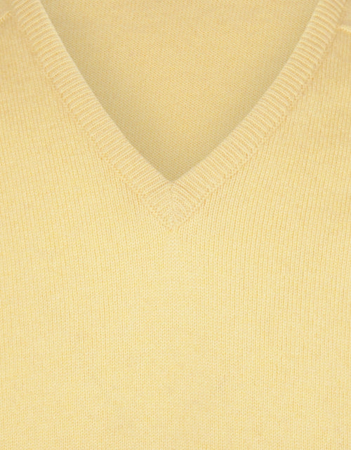 Pullover Lamswol v-hals | Morning Sun