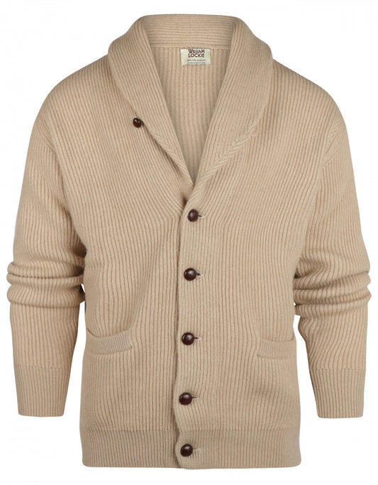 Kameelhaar Sjaalkraagvest | Blond