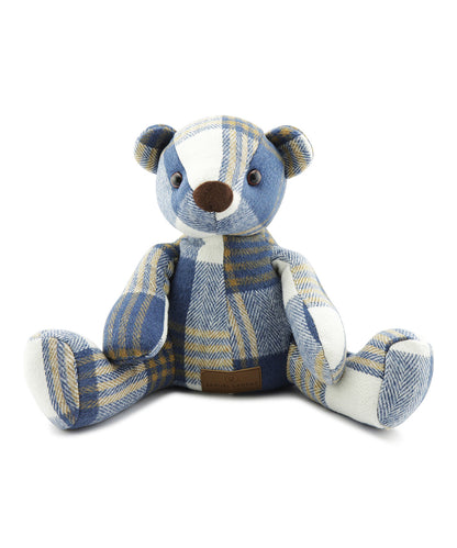 Tweed doorstop | Blue