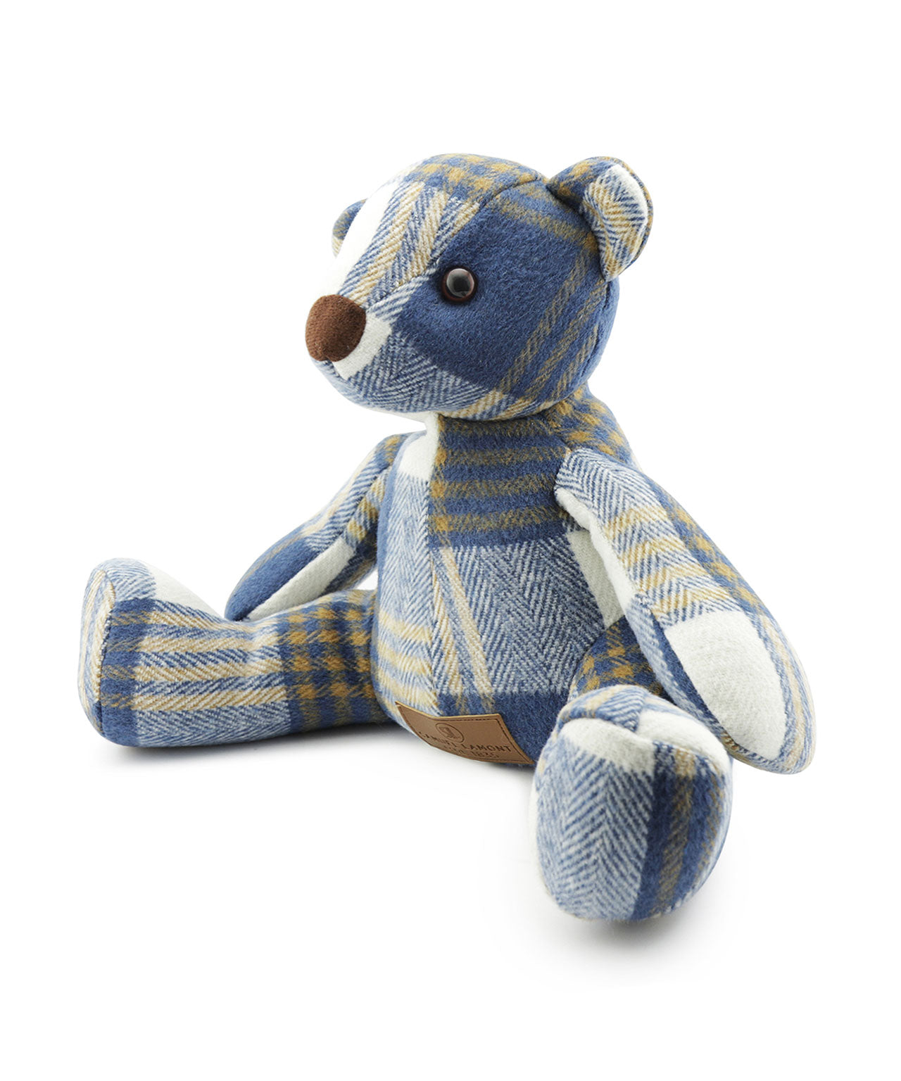 Tweed doorstop | Blue