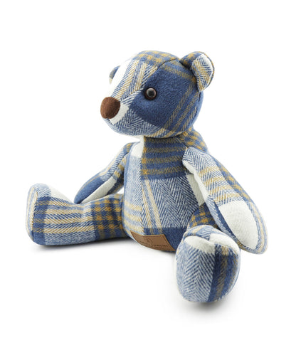 Tweed doorstop | Blue