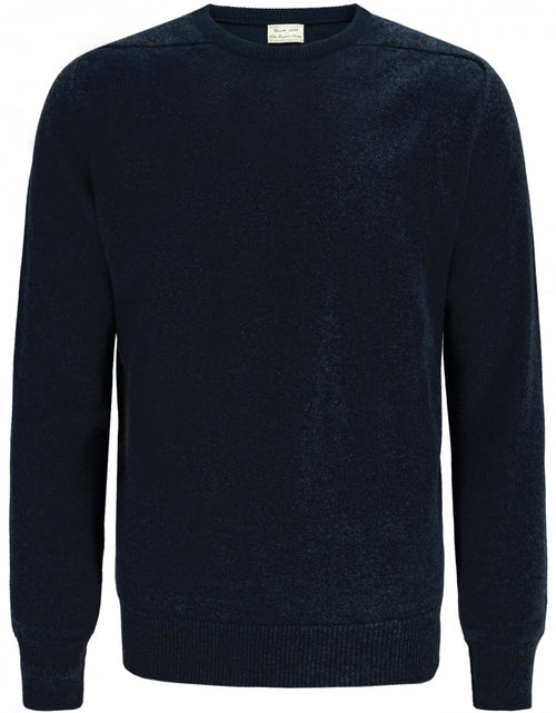 Pullover Lamswol ronde hals dutch fit | Navy