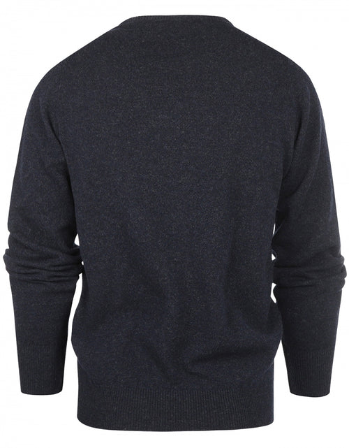 Pullover Lamswol ronde hals dutch fit | Oxford Blue