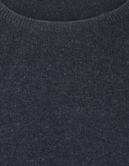 Pullover Lamswol ronde hals dutch fit | Oxford Blue