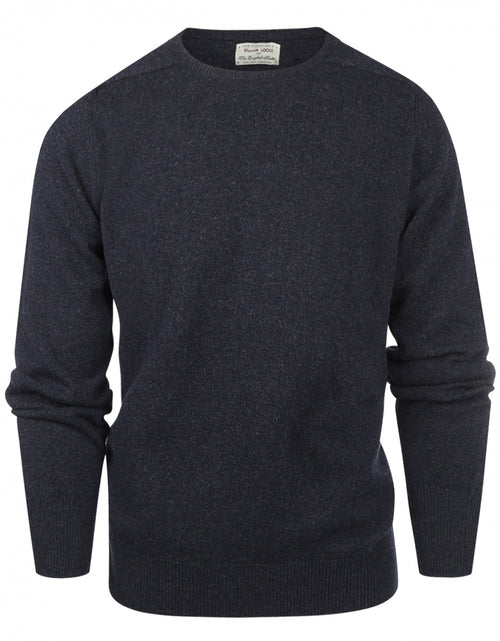 Pullover Lamswol ronde hals dutch fit | Oxford Blue