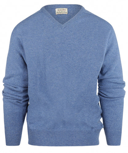 Pullover Lambswool dutch fit v-neck | Jeans