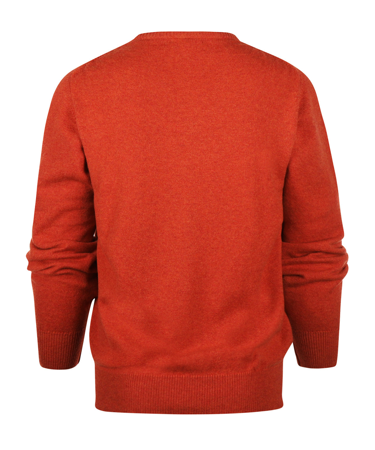 Pullover aus Lammwolle, holländische Passform, V-Ausschnitt | Braun