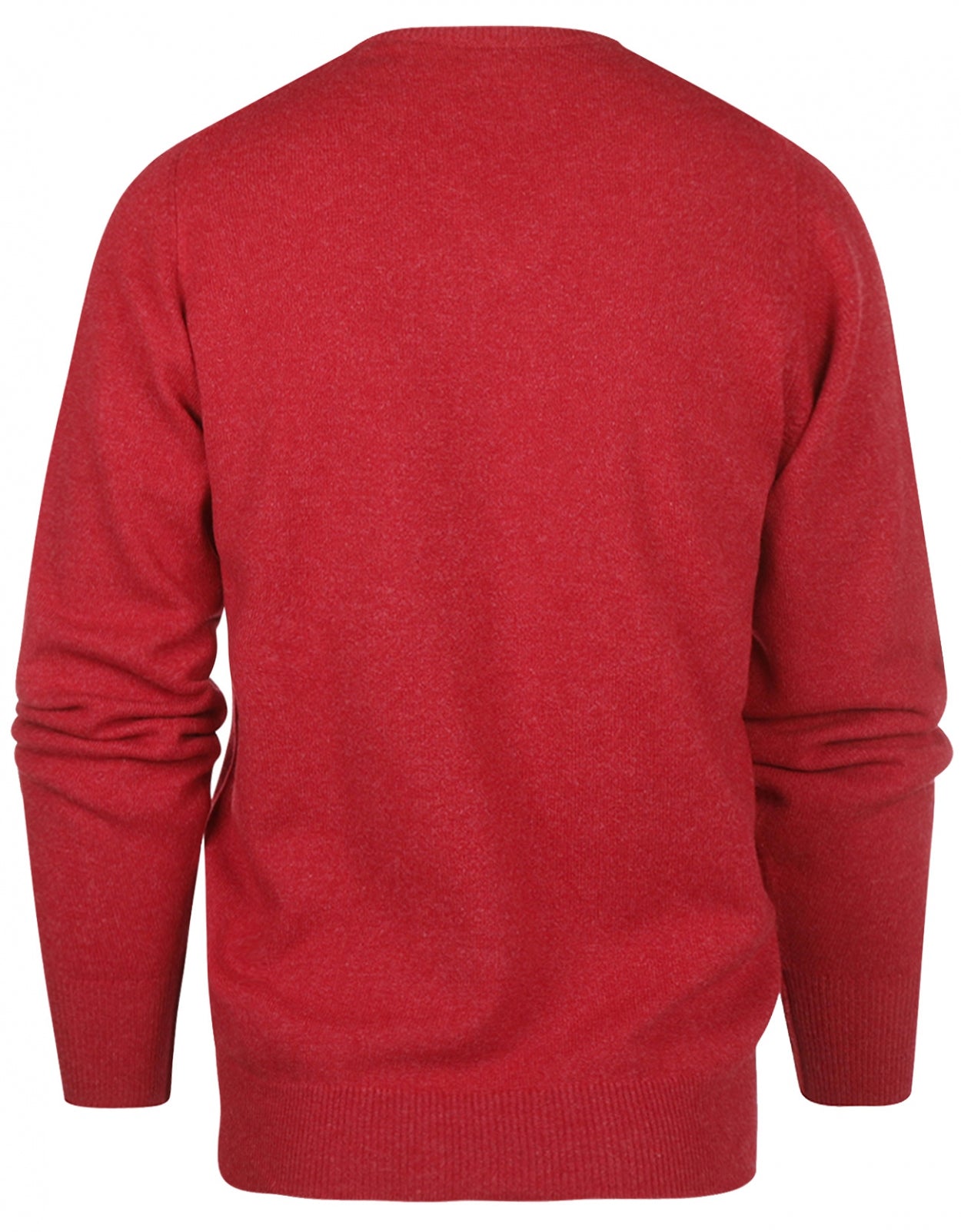 Lamswollen V-Hals Pullover Dutch Fit | Poppy Melange