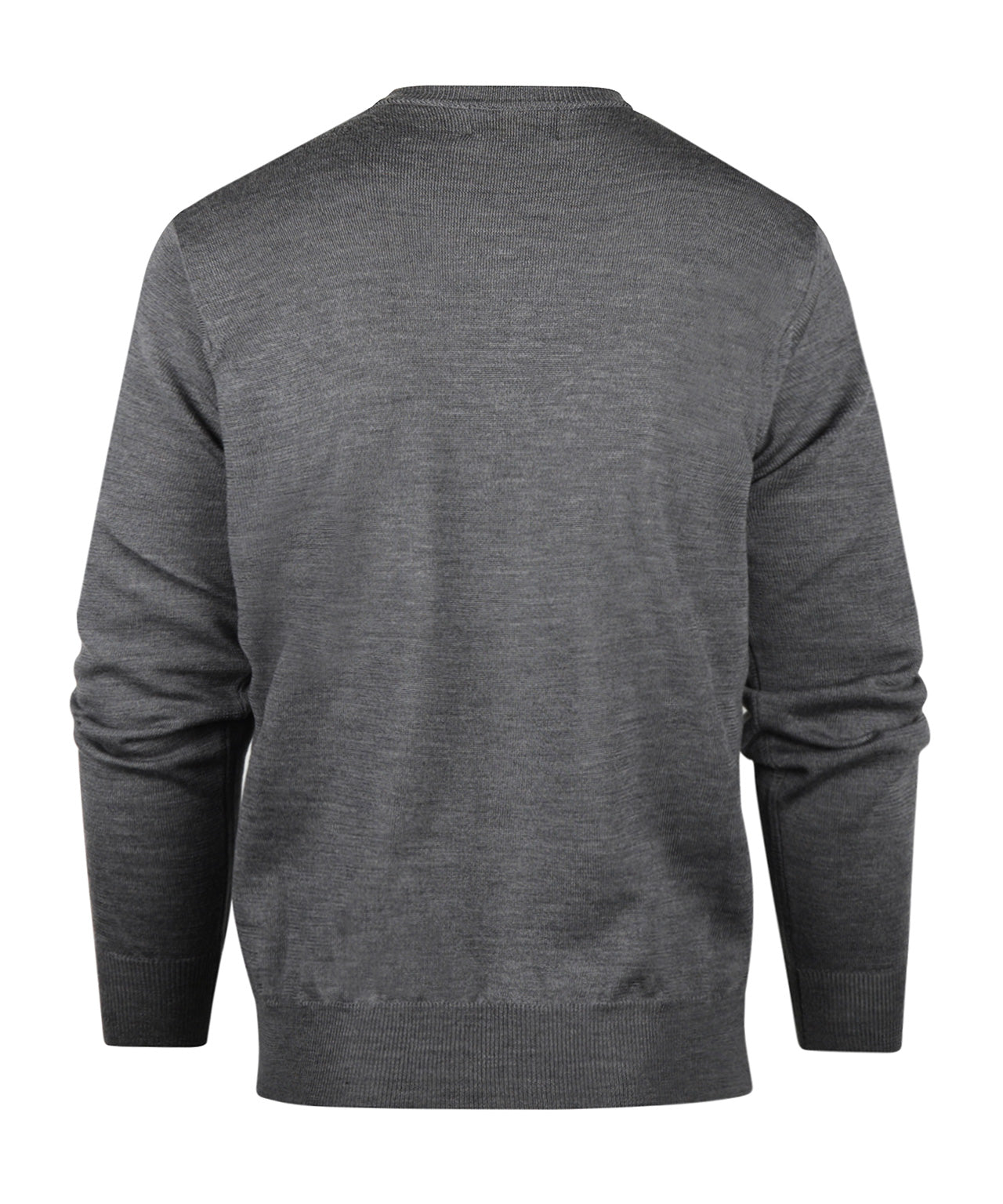Merinowollpullover mit V-Ausschnitt | Grau