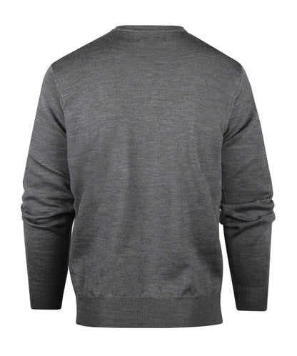 Merinowollpullover mit V-Ausschnitt | Grau