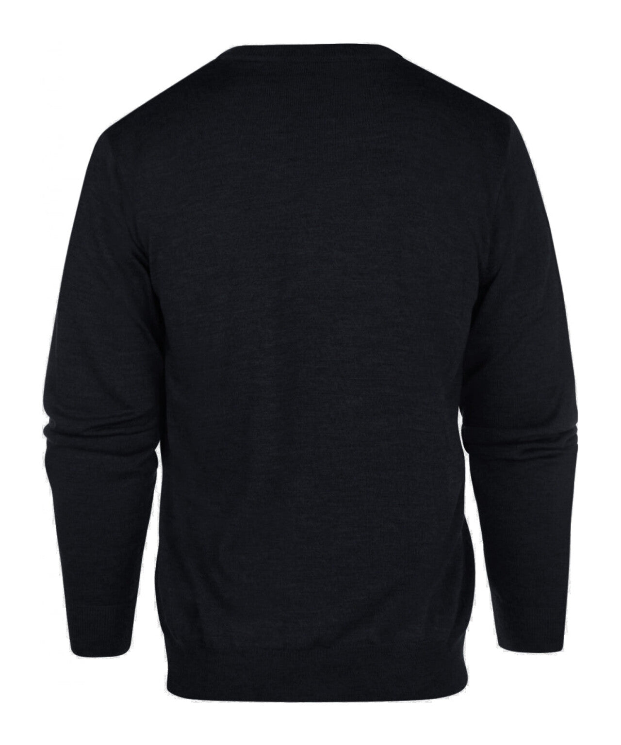 Merinowollpullover mit V-Ausschnitt | Blaugrau