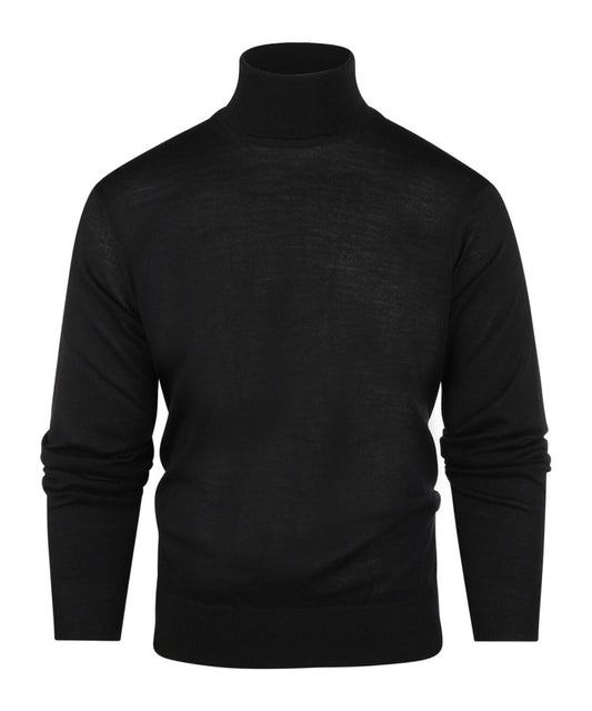 Turtleneck Merino wool | Black