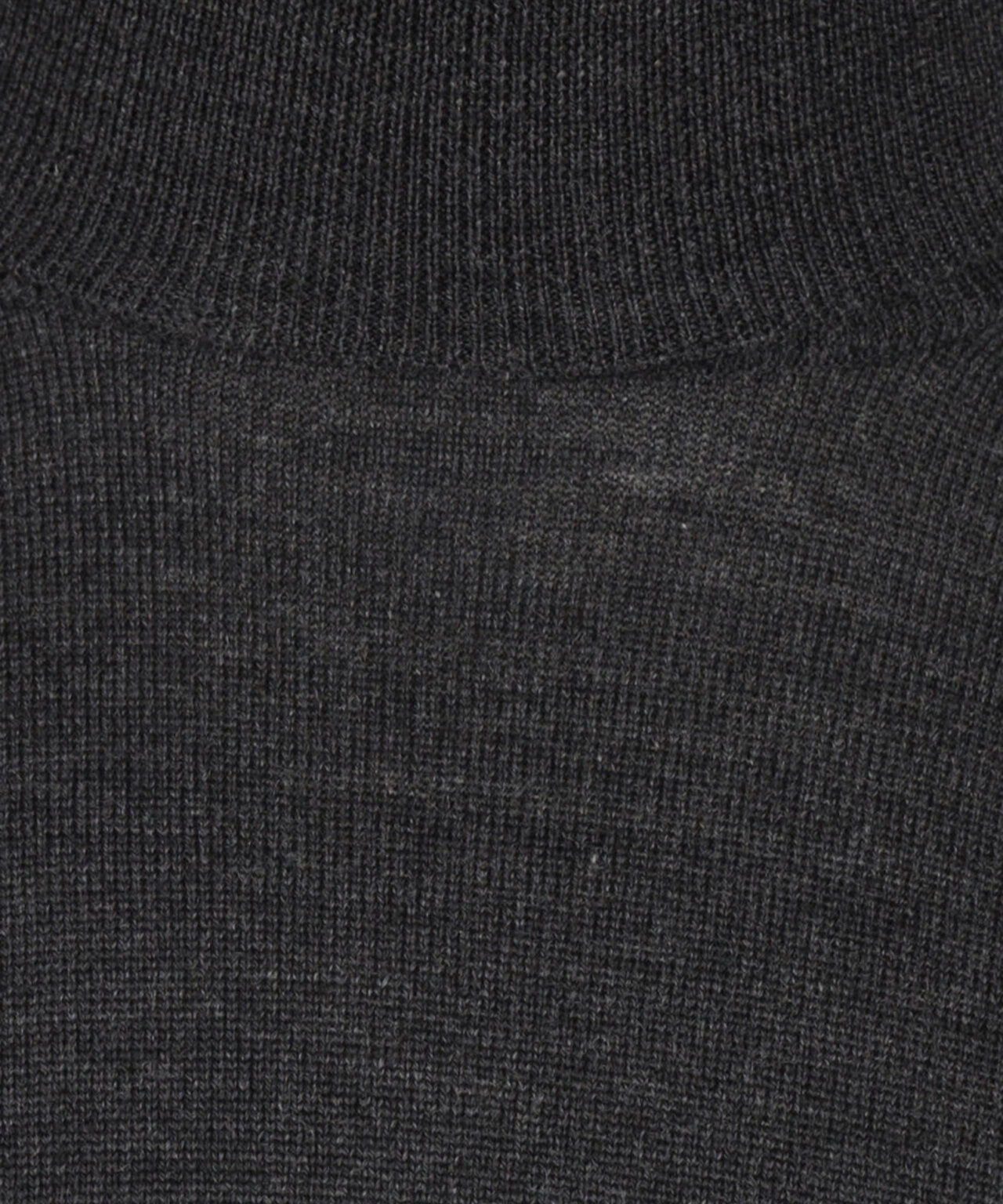 Rollkragenpullover aus Merinowolle | Anthrazit