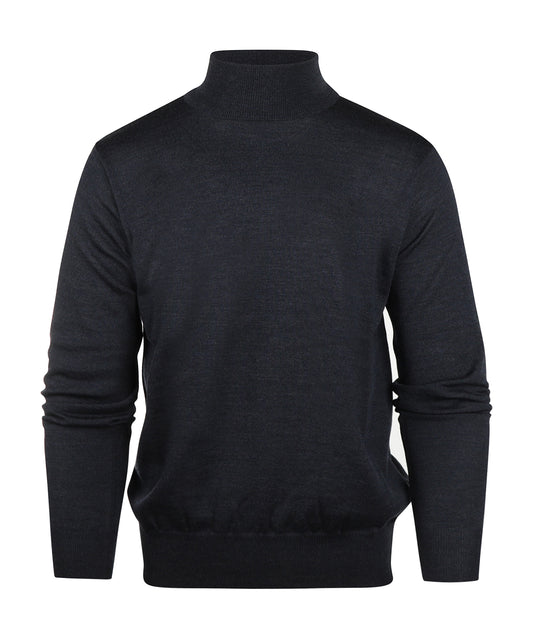 Merino Kol | Blauw Grijs