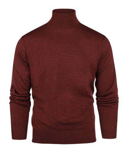 Turtleneck Merino wool | Bordeaux