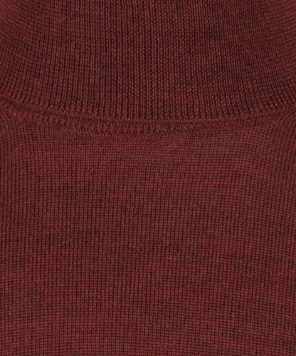 Turtleneck Merino wool | Bordeaux