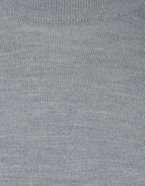 Pullover Merino wol ronde hals | Midden Grijs