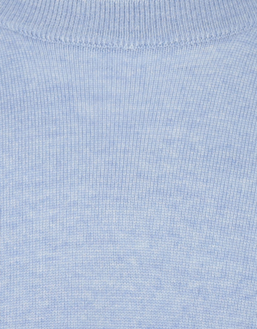 Pullover Merino wol ronde hals | Licht Blauw