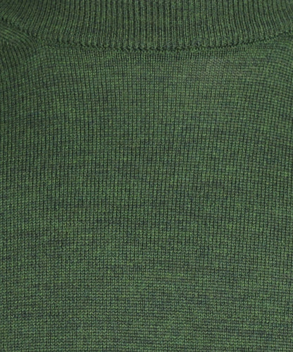 Merino O-Hals | Groen Melange