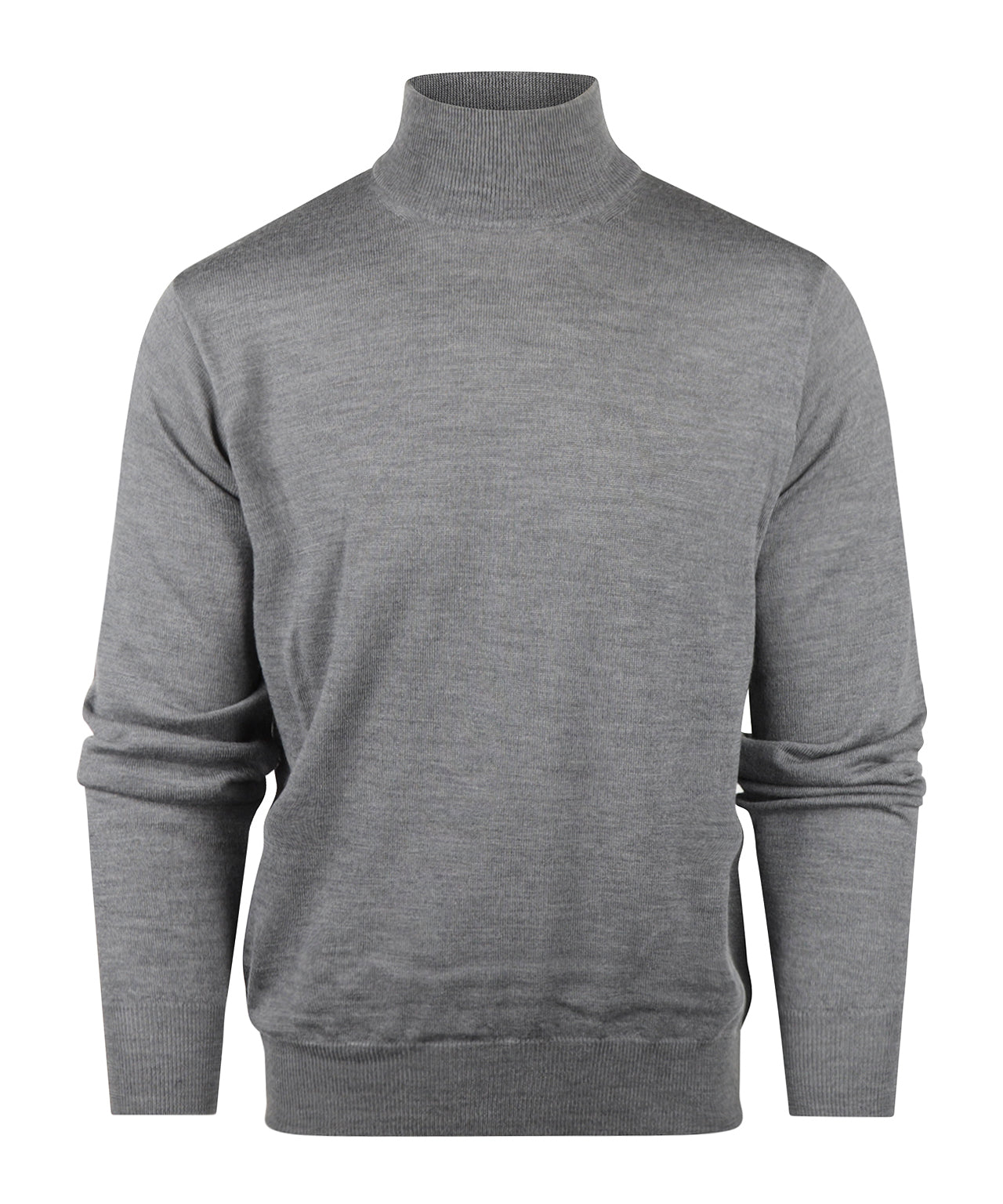 Schildkrötenpullover aus Merinowolle | Grau