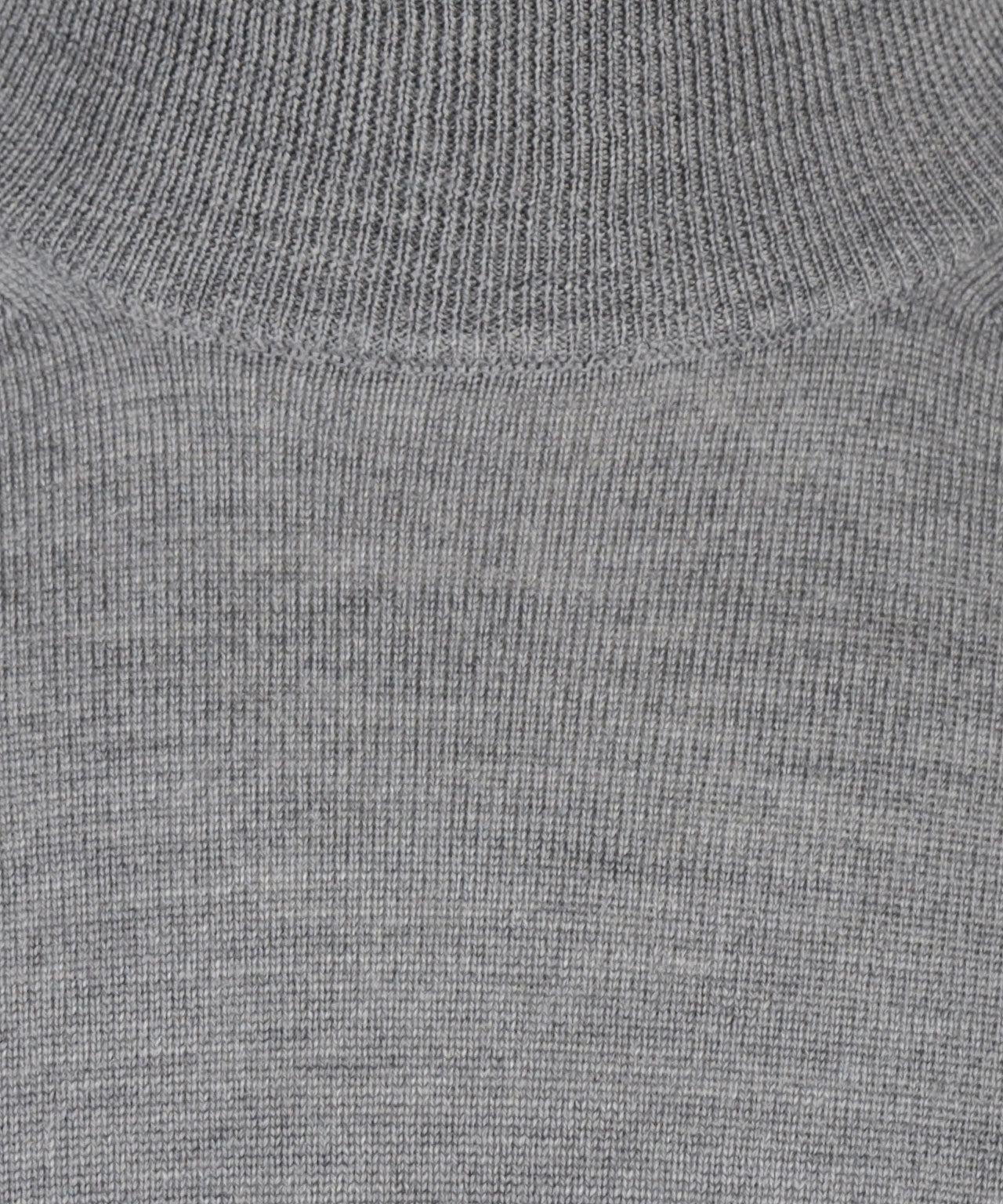 Schildkrötenpullover aus Merinowolle | Grau
