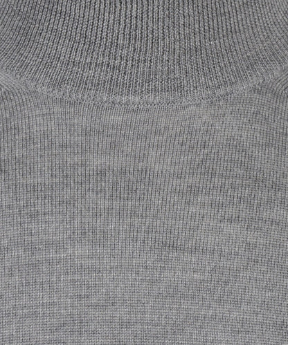 Schildkrötenpullover aus Merinowolle | Grau