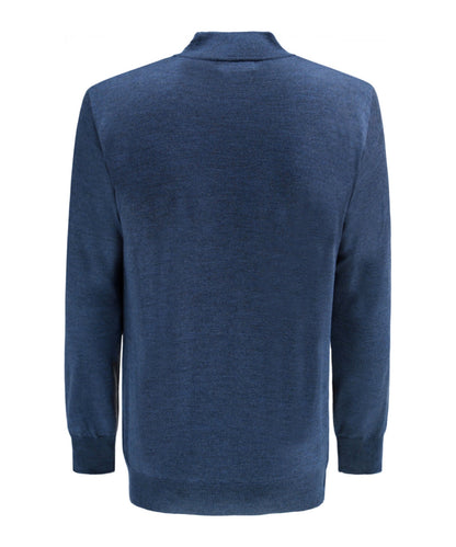 Turtle sweater Merino wool | Light Indigo