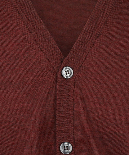 Merino Vest | Bordeaux