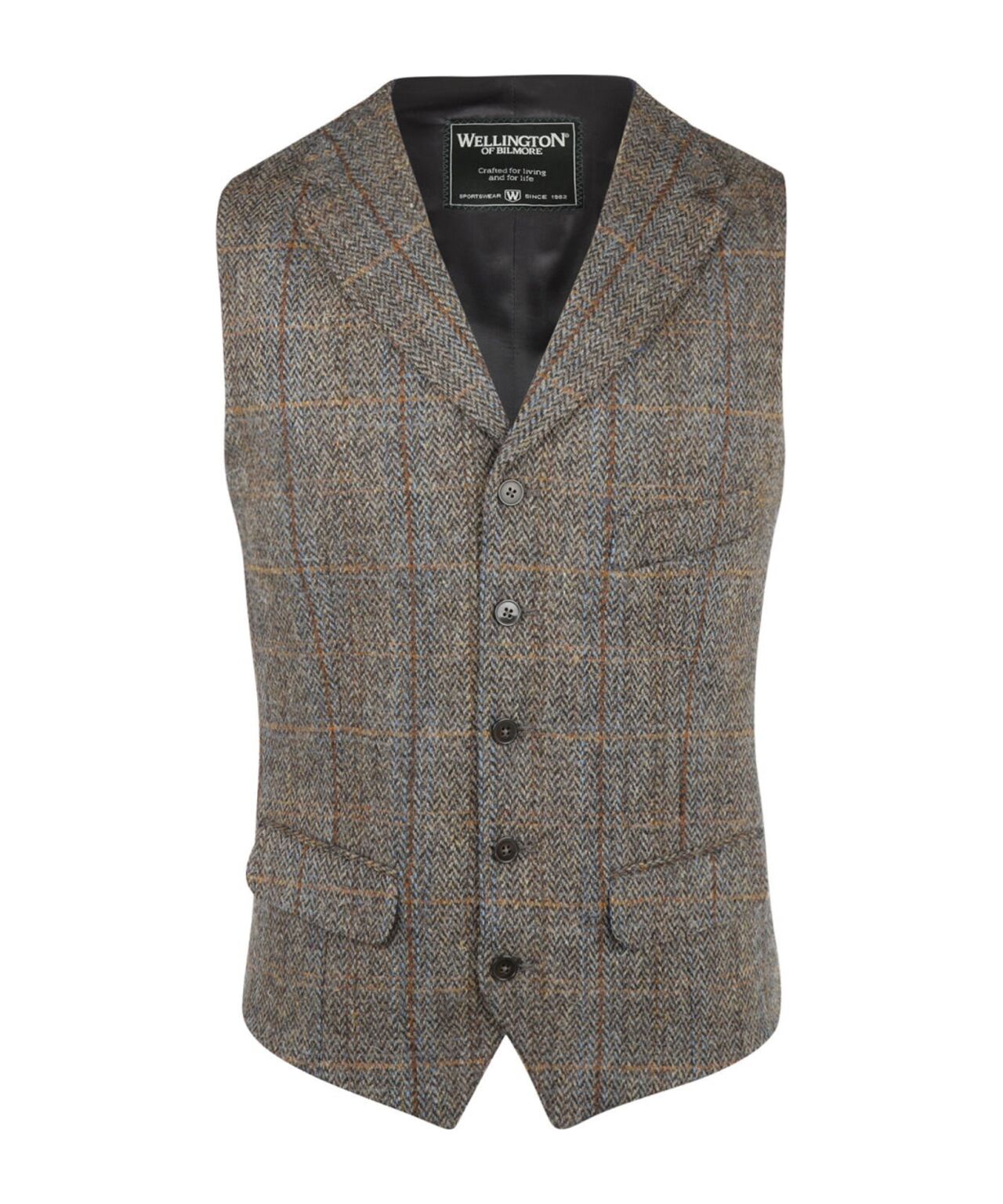 Harris Tweed Gilet | Green