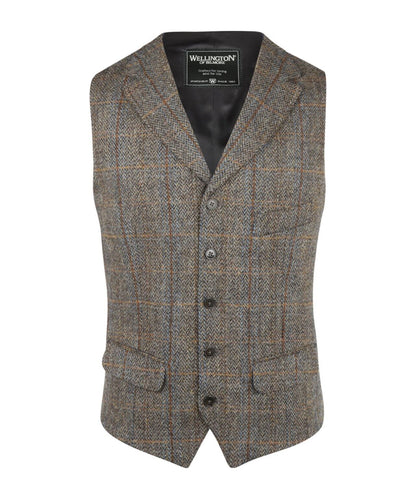 Harris Tweed Gilet | Green