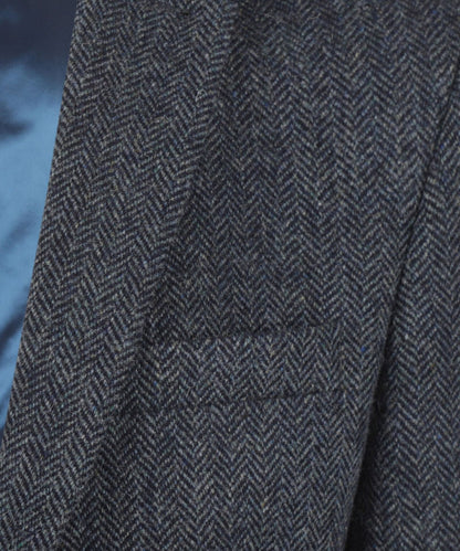 Tweed-Blazer | Blau