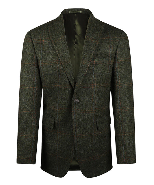 Tweed Colbert | Donker Groen Ruit