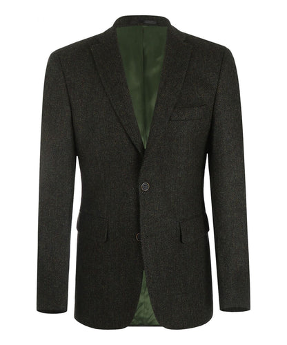 Tweed Colbert | Donker Groen