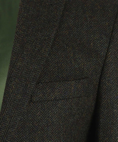 Tweed Colbert | Donker Groen